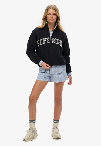 Sweat-shirt 'Athletic Essentials' Superdry en bleu