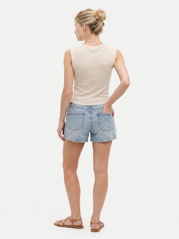 Alexa Dash Blouse in Beige