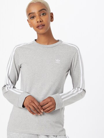 ADIDAS ORIGINALS Shirt in Grey: front