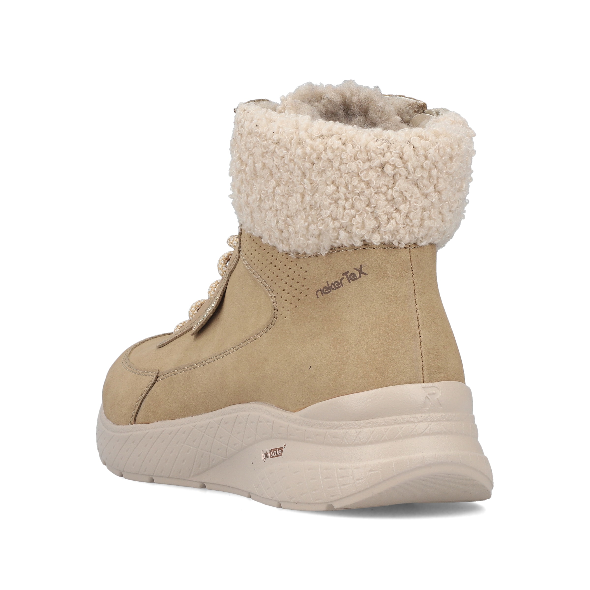 Baskets hautes Rieker en beige