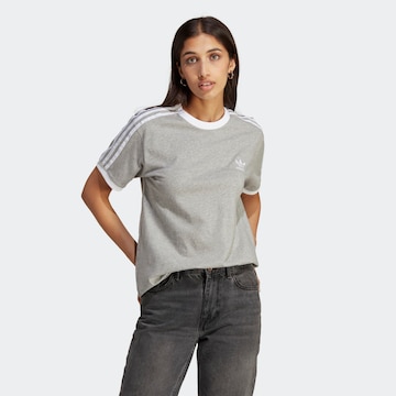 ADIDAS ORIGINALS Shirt in Grey: front