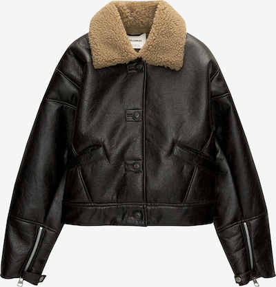 Pull&Bear Prijelazna jakna u čokolada / brokat, Pregled proizvoda