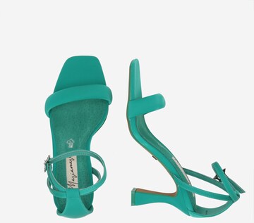 MARIAMARE Páskové sandály 'NUIN' – zelená