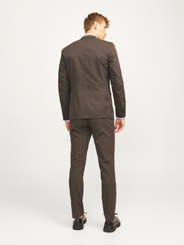 JACK & JONES Slim fit Kavaj 'JPRFranko' i brun