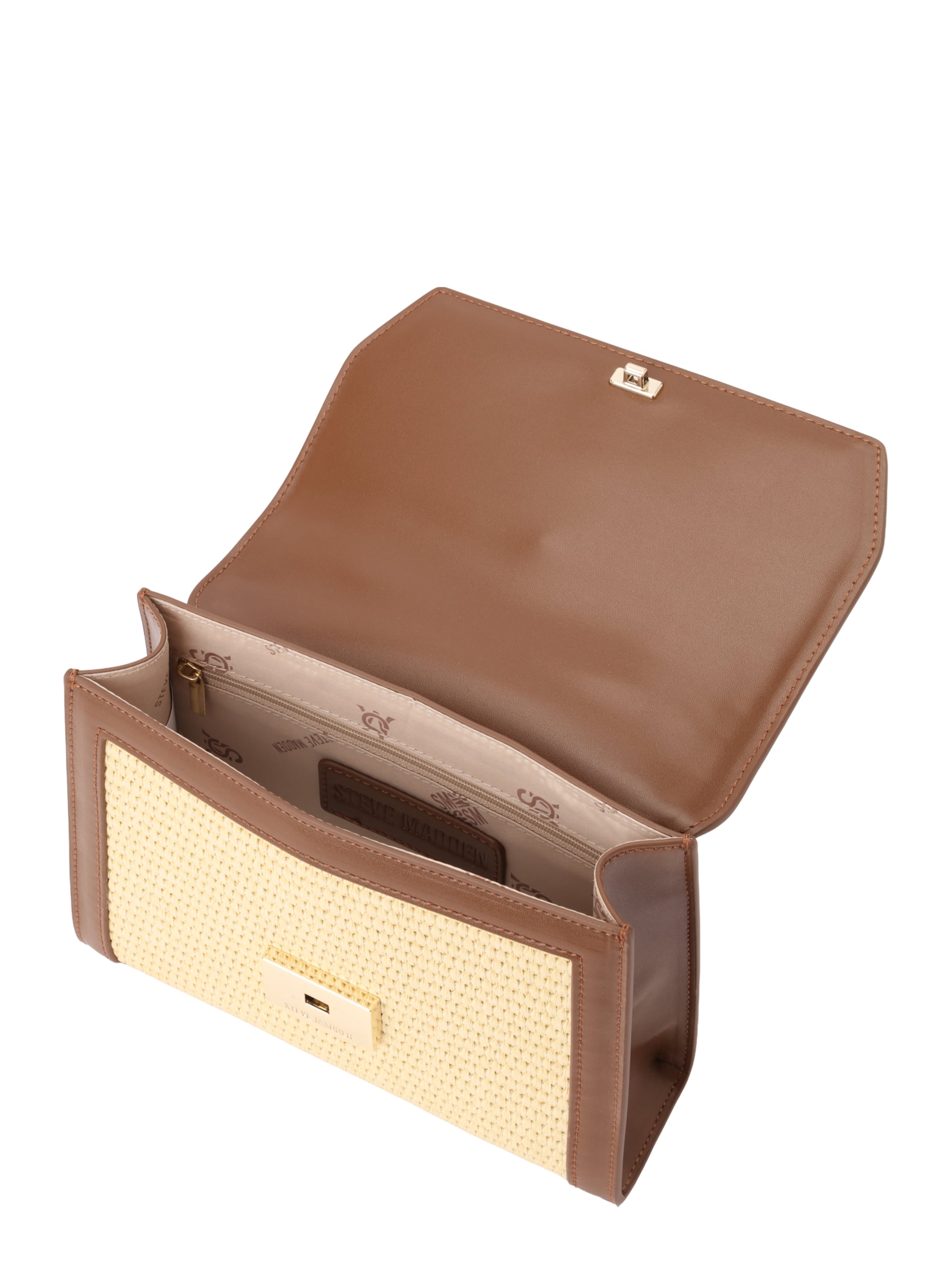 STEVE MADDEN Válltáska 'Blattuca' - bézs: felül