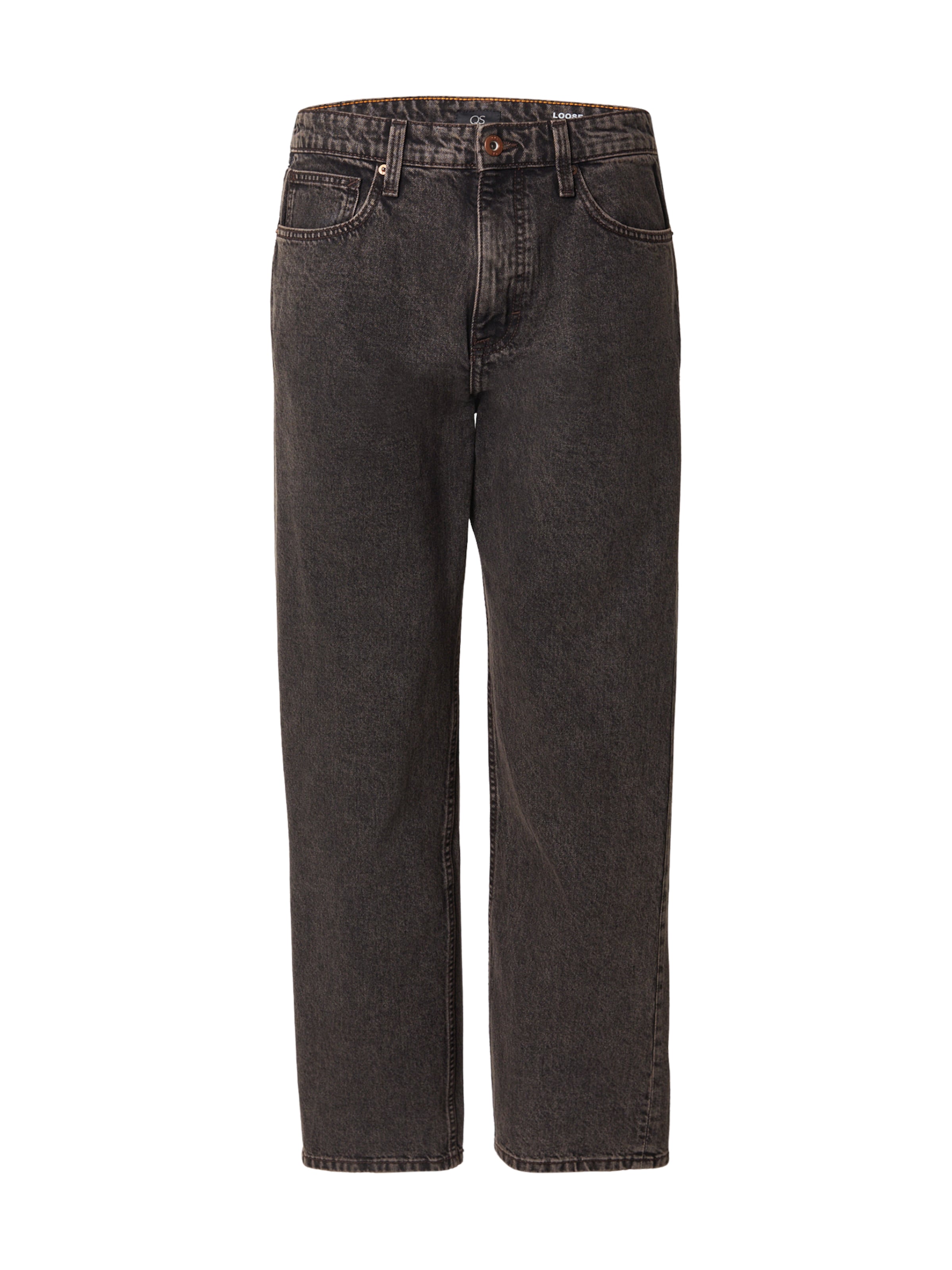 Loosefit Jeans di QS in grigio: frontale