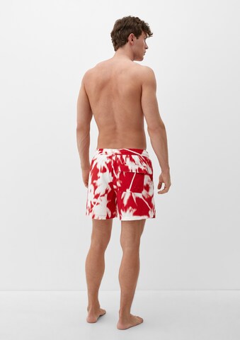 s.Oliver Swim Trunks in Red