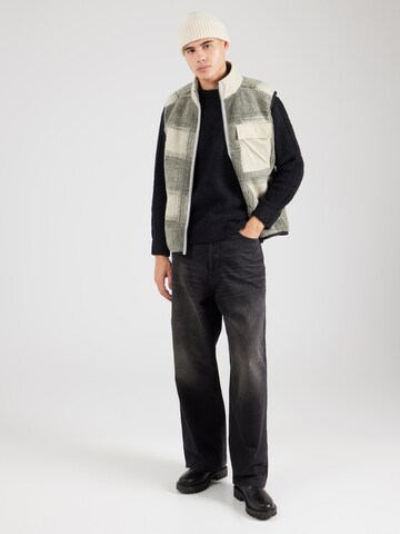 BOSS Weste 'Ze_Check' in Beige