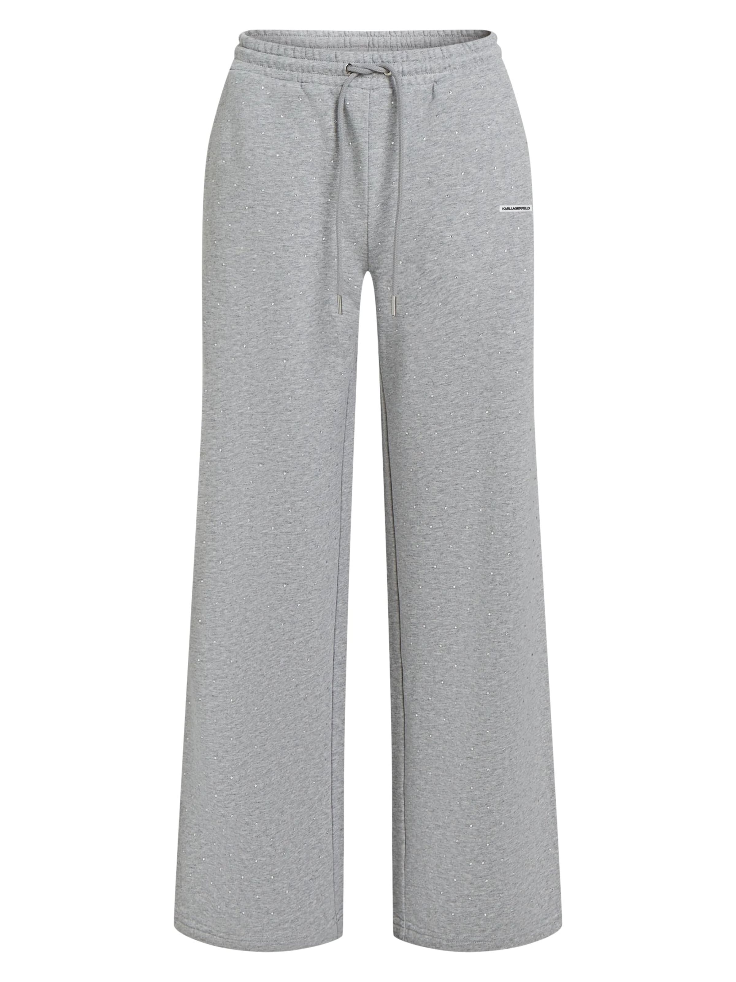 Karl Lagerfeld - Pierna ancha Pantalón en gris: frente