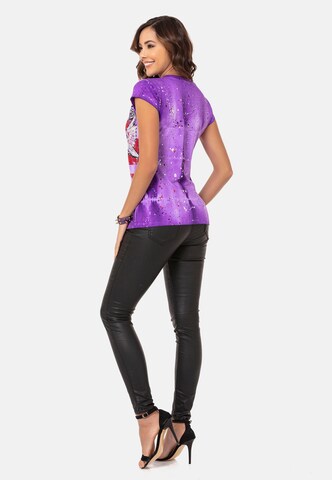 CIPO & BAXX Shirt in Purple