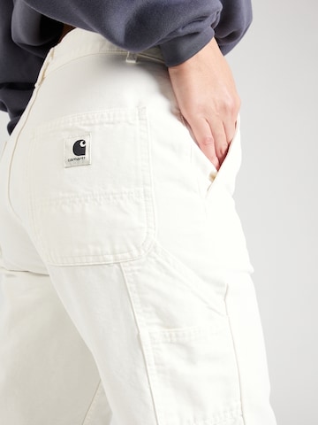 Carhartt WIP Loose fit Trousers 'Pierce' in White