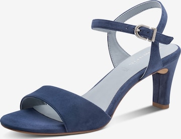 Tamaris Sandaal in Blauw: voorkant