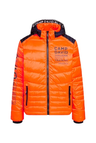 CAMP DAVID Winter Jacket in Orange: front