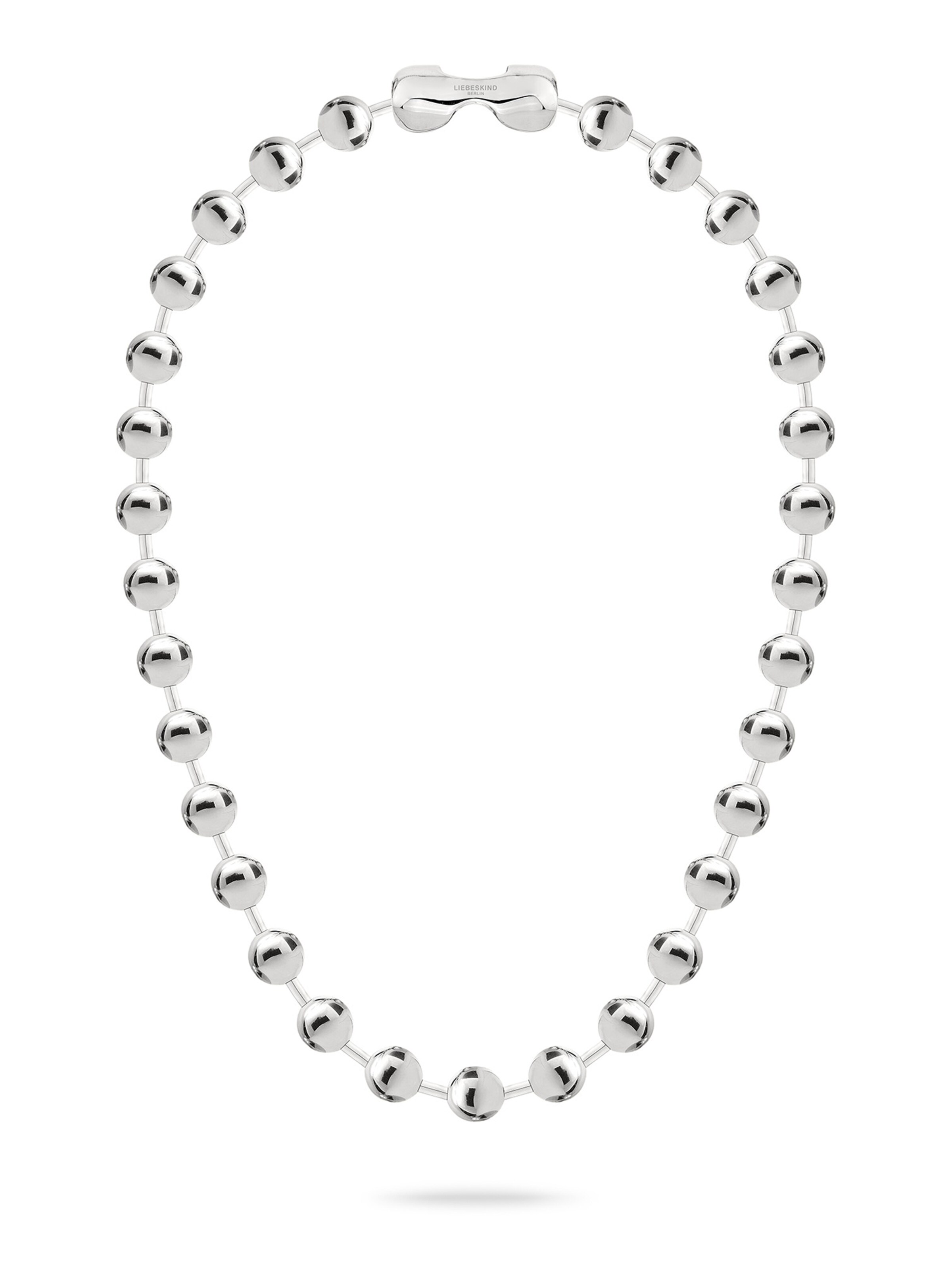 Chaîne Liebeskind Berlin en argent : devant