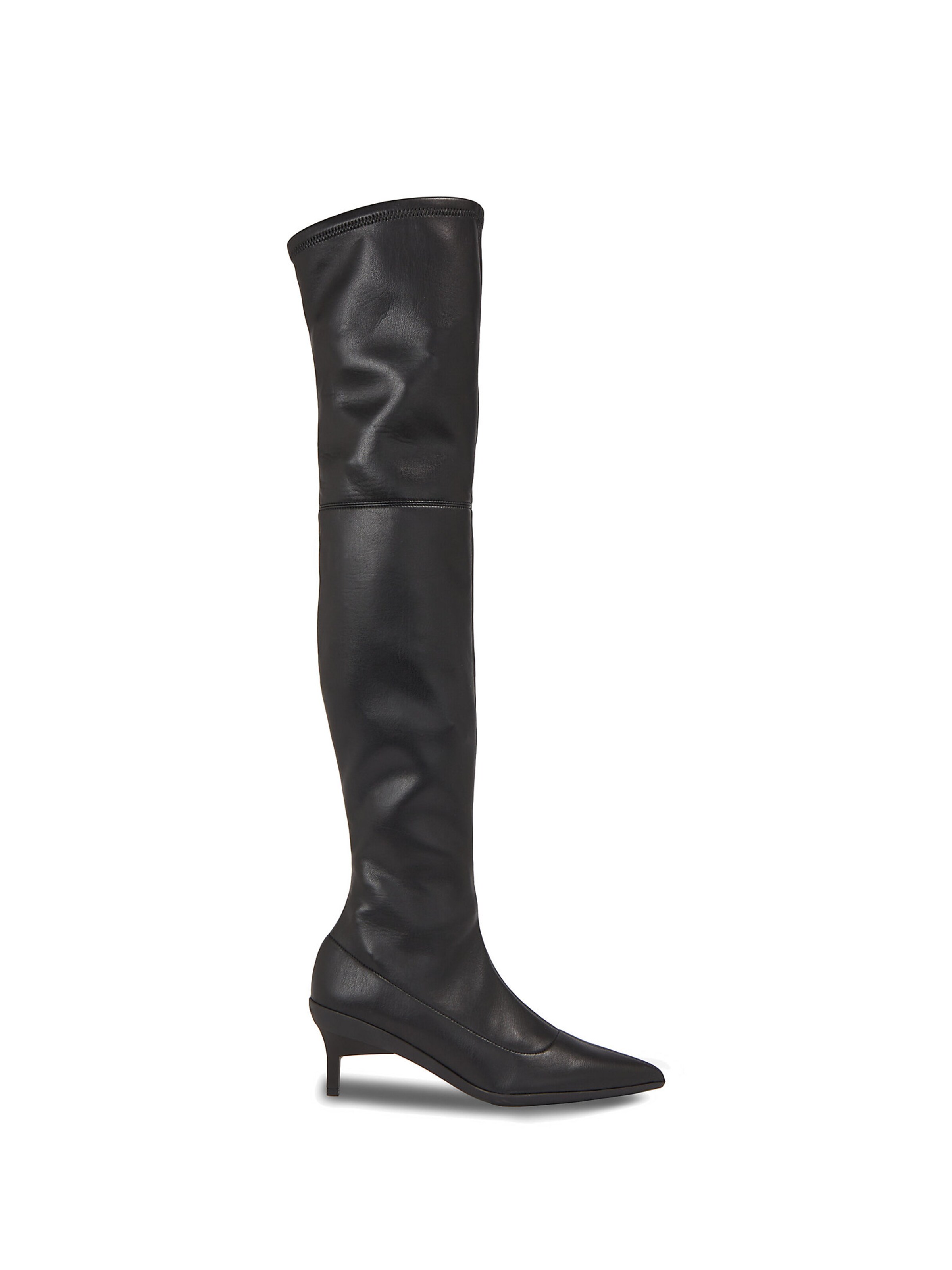 Calvin klein over shop the knee leather boots