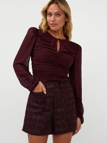 AMAYA Amsterdam Blouse 'Icy Blouse' in Lila