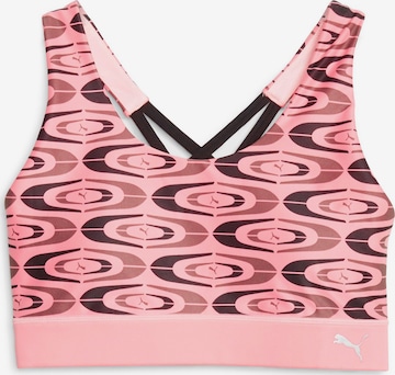 PUMA Bustier Sports-BH i pink: forside