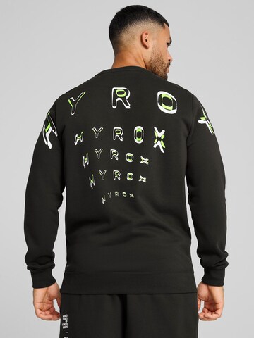 PUMASportska sweater majica 'PUMA x HYROX' - crna boja