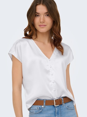 Chemisier 'ONLFARAYA' ONLY en blanc