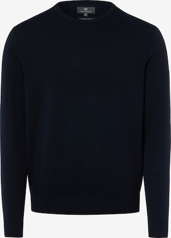 Nils Sundström Strickjacke in Blau: Vorderseite