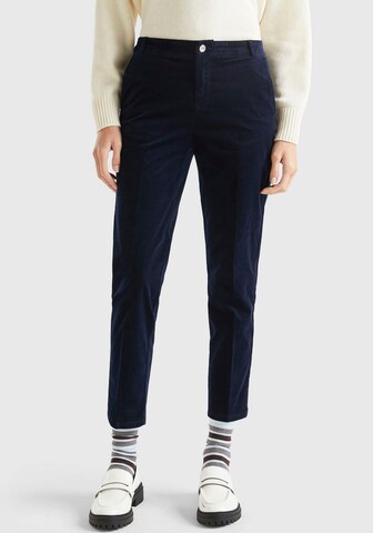 UNITED COLORS OF BENETTON Regular Chinohose in Blau: Vorderseite