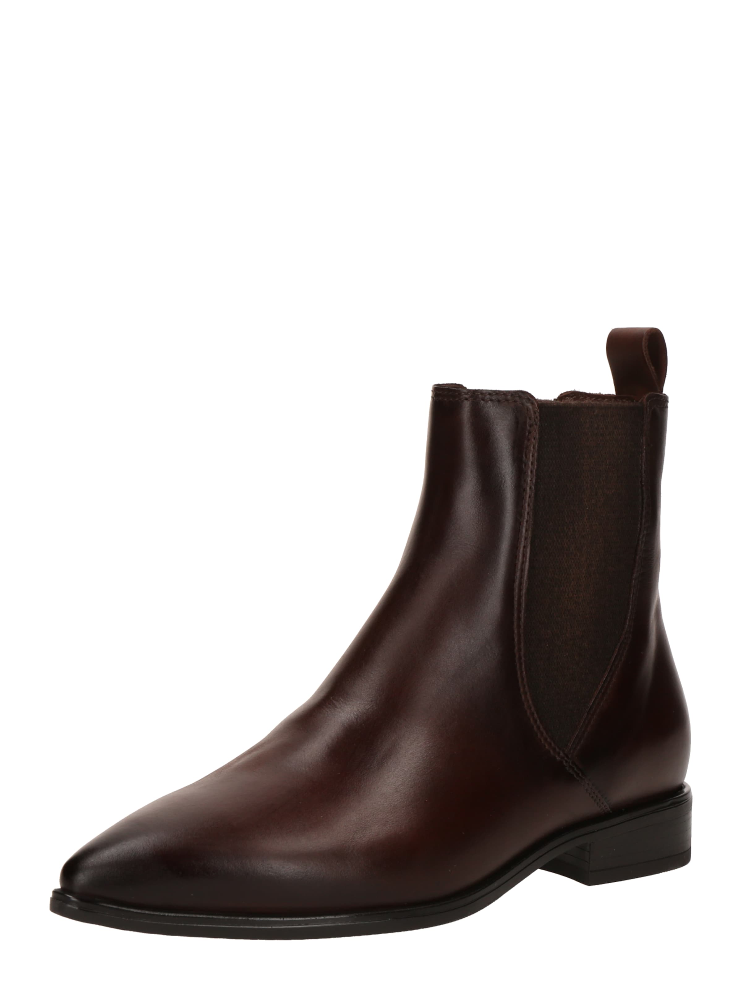 MJUS - Botas chelsea em castanho: frente