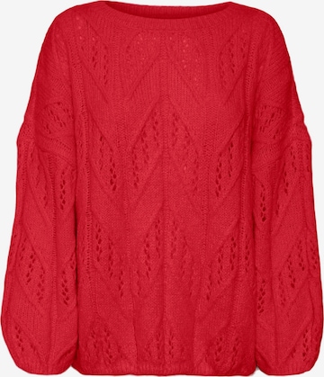 VERO MODA Sweater 'BLUEBERRY' in Red: front