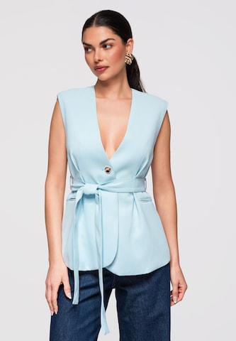 Ombre Weste 'OW-VE-E0001' in Blau: Vorderseite