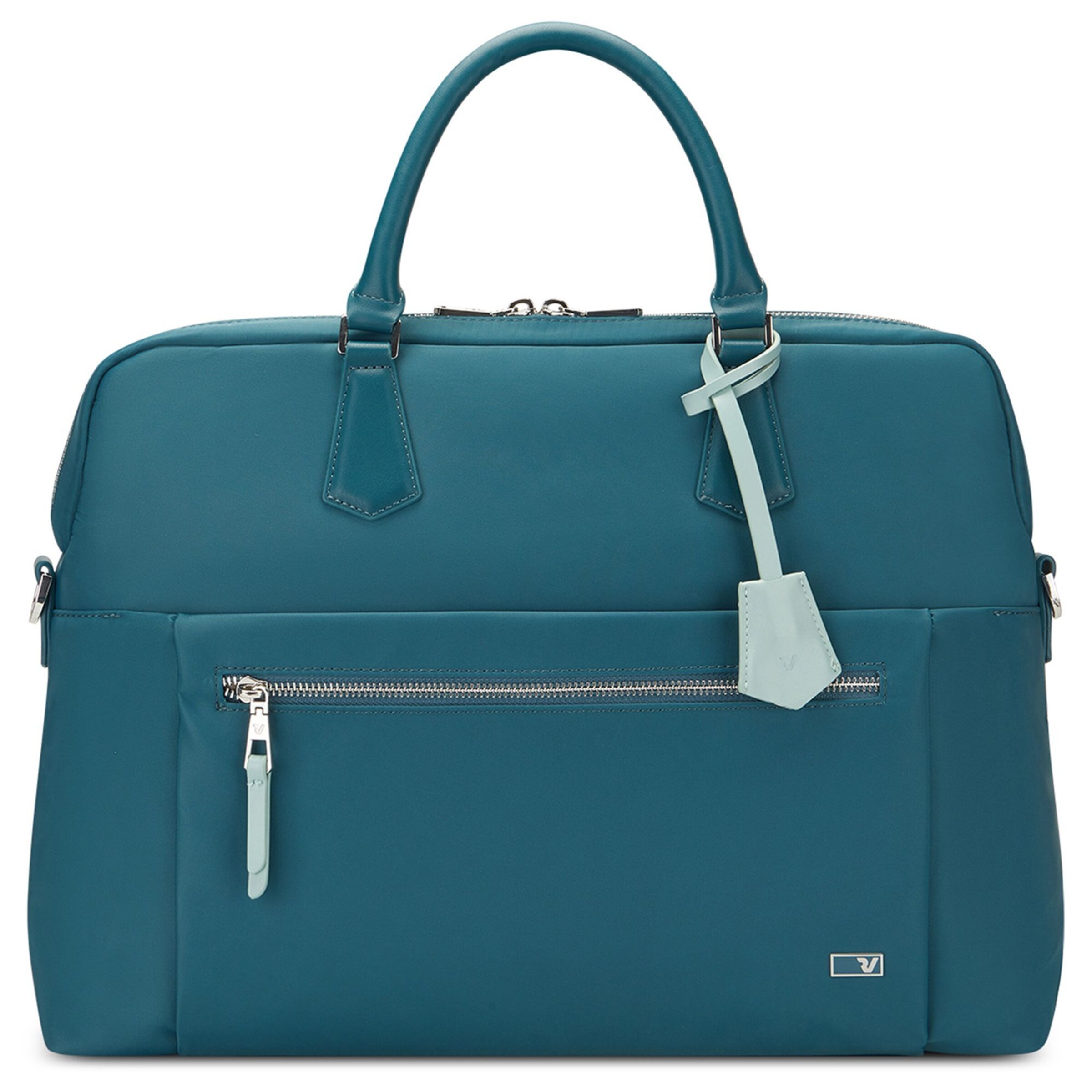 Roncato Document Bag in Blue: front