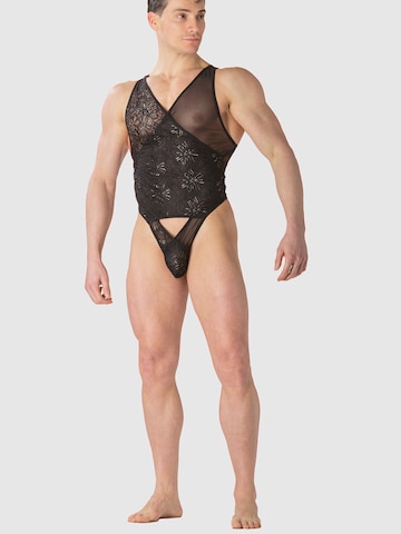 WOH Stringbody ' Pure Seduction ' in Schwarz: Vorderseite