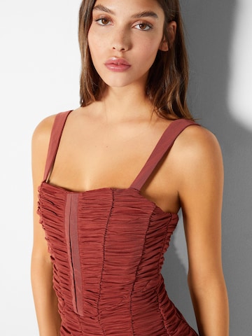 Bershka Jurk in Rood