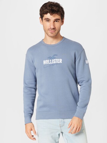 HOLLISTER Mikina 'EMEA' – modrá: přední strana