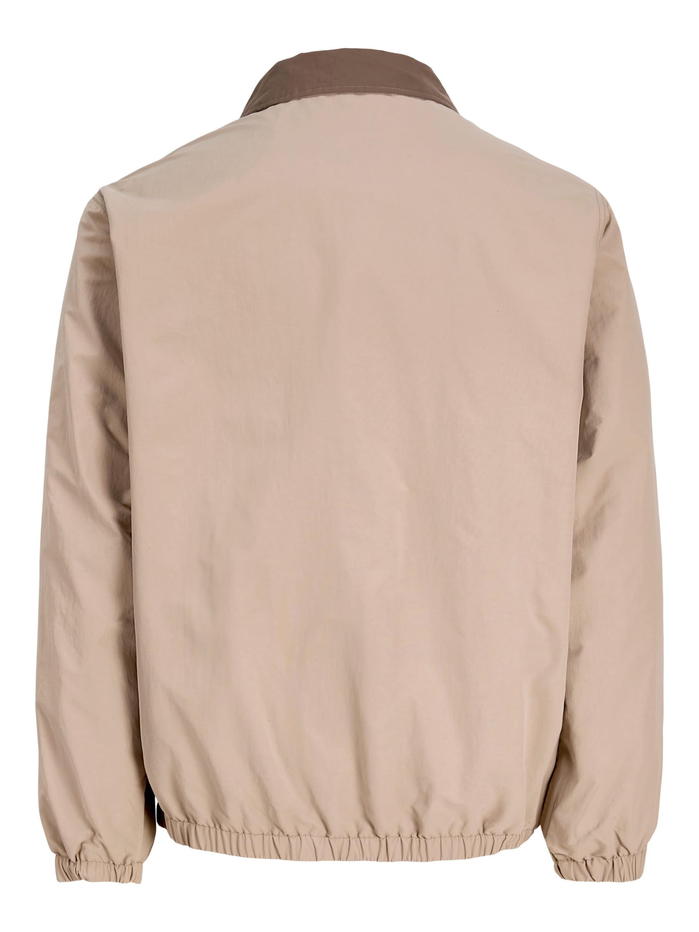 JACK & JONES Jacke in beige / braun, Produktansicht