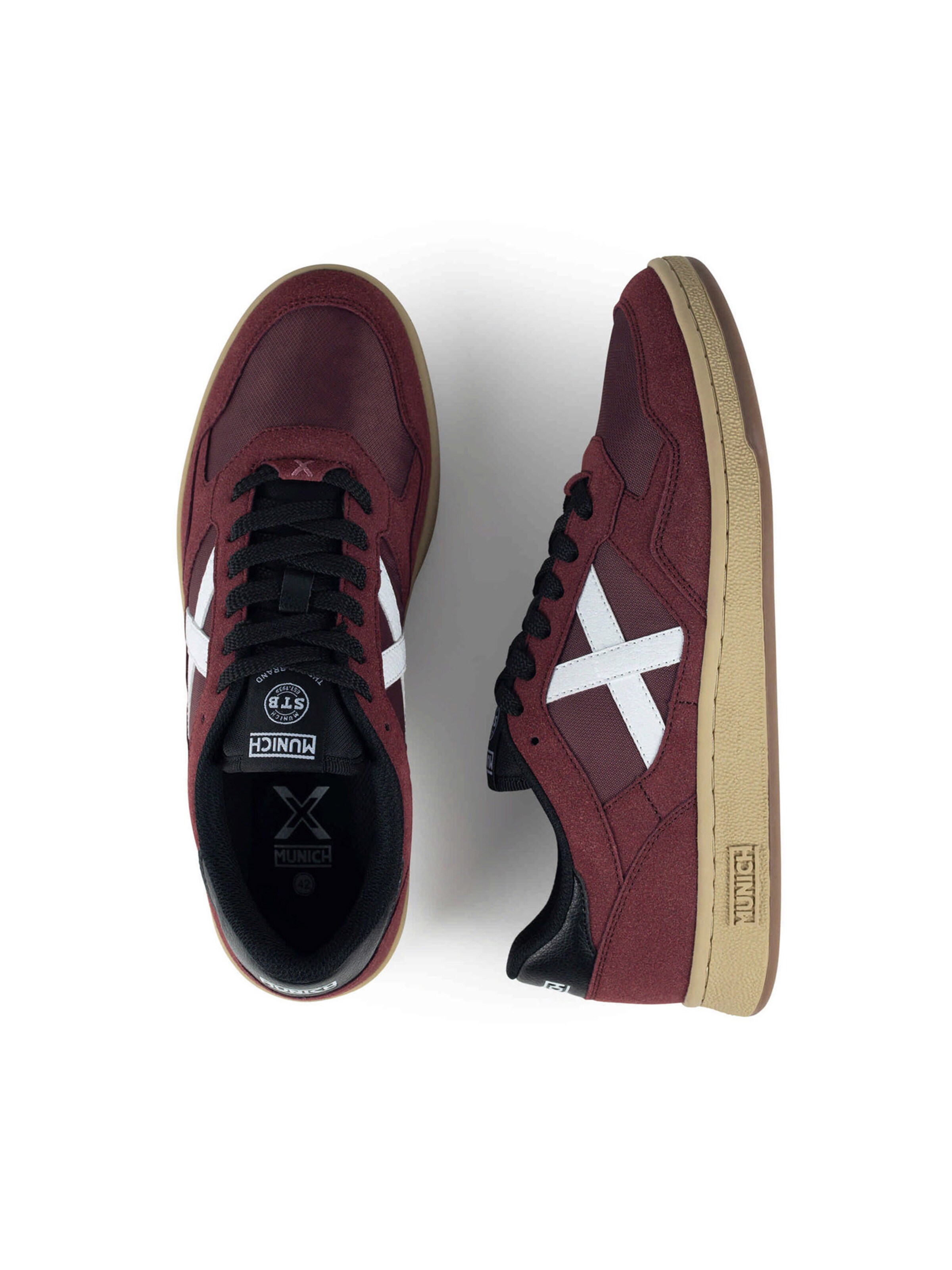 MUNICH Sneakersy niskie 'ARROW' w kolorze czerwony: góra