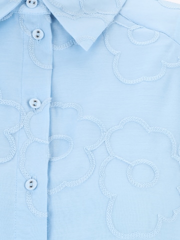 Rochie tip bluză 'FLORINA' de la Y.A.S Petite pe albastru