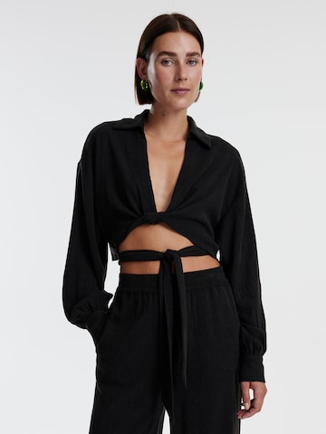 EDITED Blouse 'Levke' in Black: front