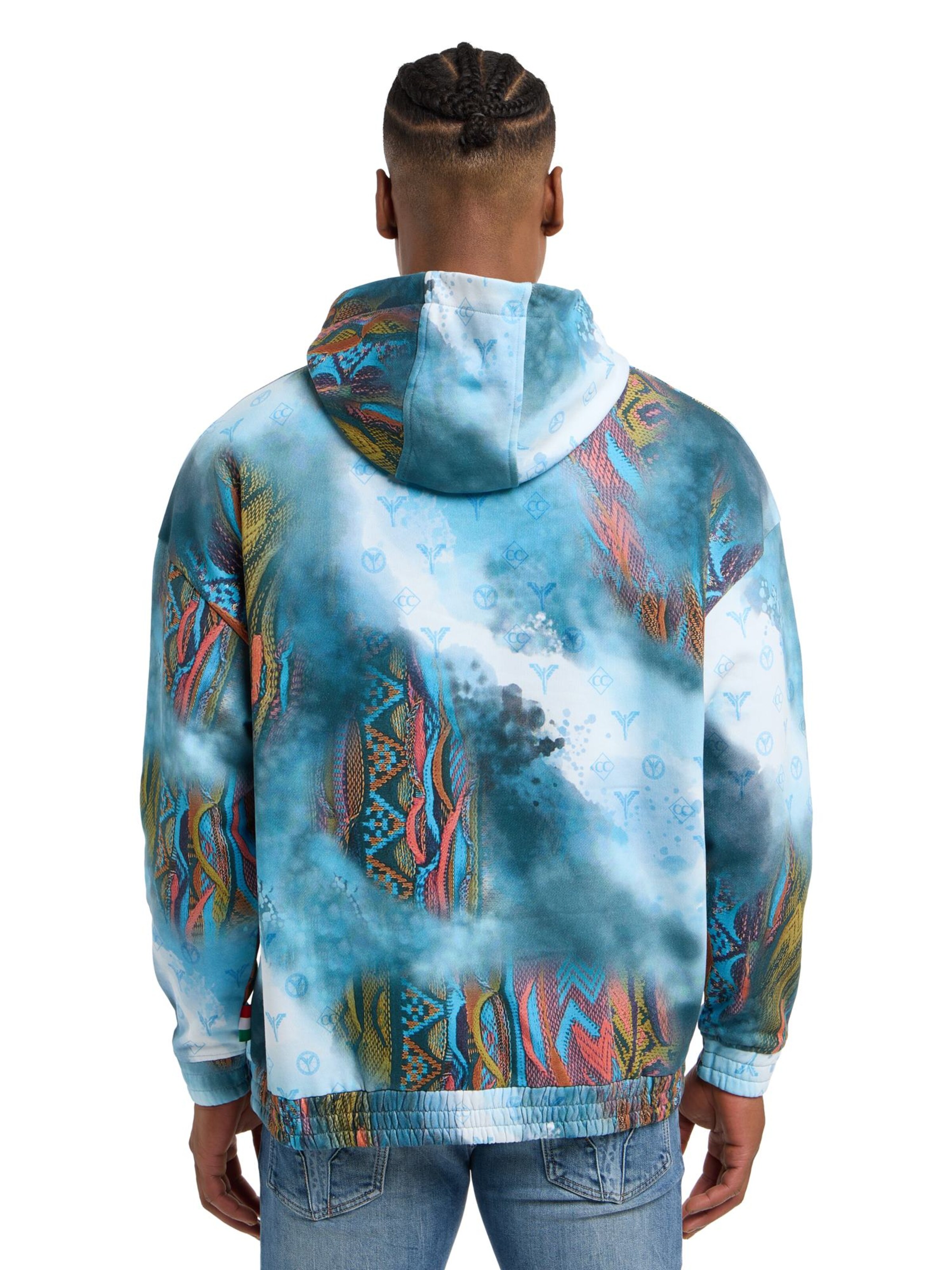 Carlo Colucci Sweatshirt ' Diretto ' in Blauw