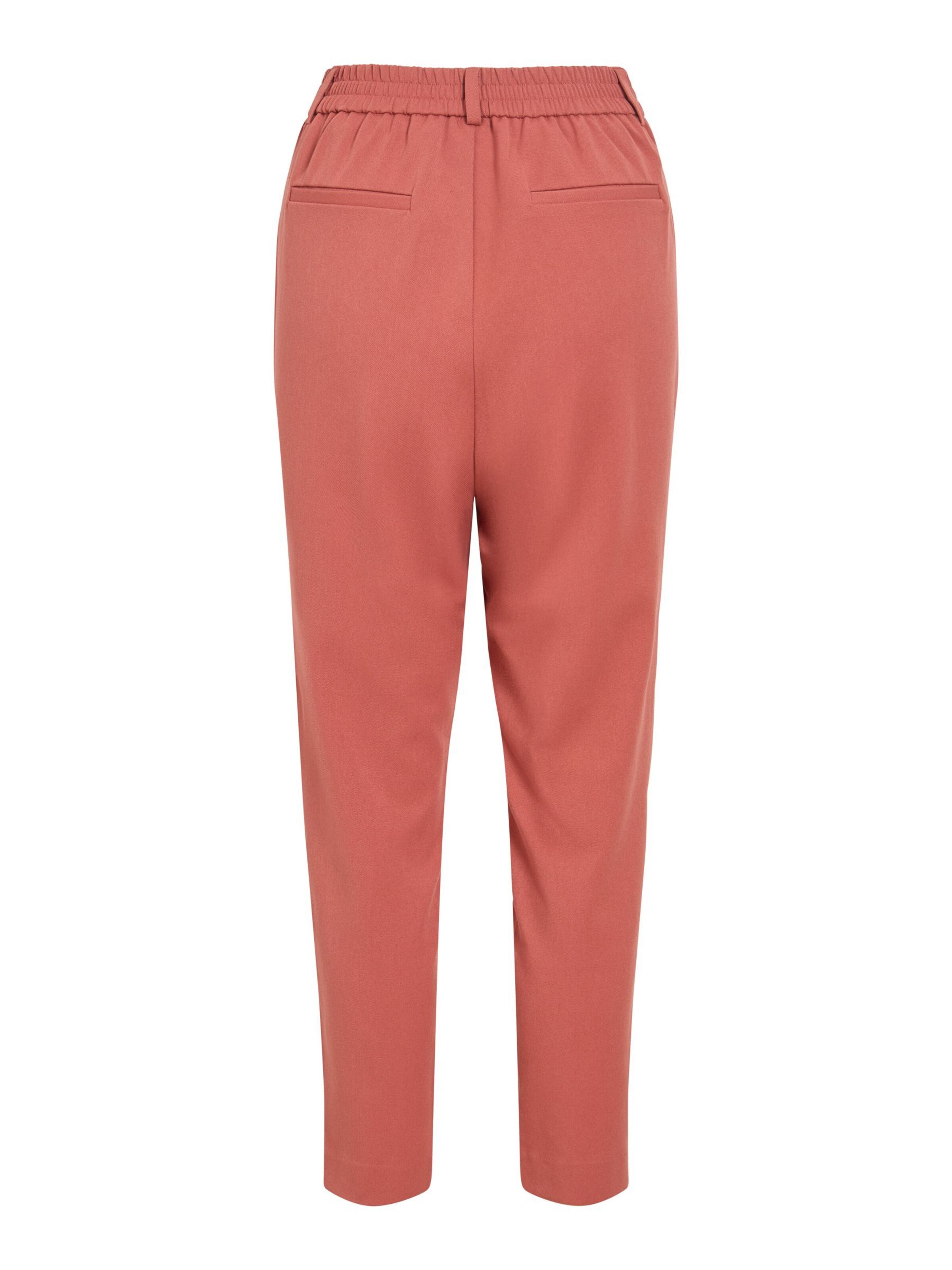 Slimfit Pantaloni con pieghe 'VIVarone' di VILA in rosso