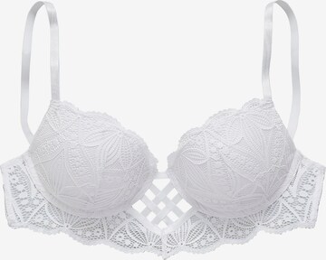 VIVANCE Push-up Bra in White: front