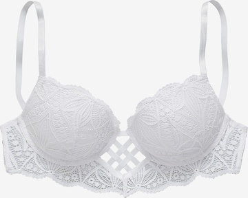 VIVANCE Push-up Bra in White: front