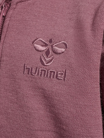 Hummel Athletic Zip-Up Hoodie in Purple