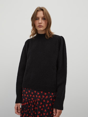 EDITED Sweater 'Yasar' in Black: front