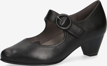 CAPRICE Pumps in Zwart: voorkant