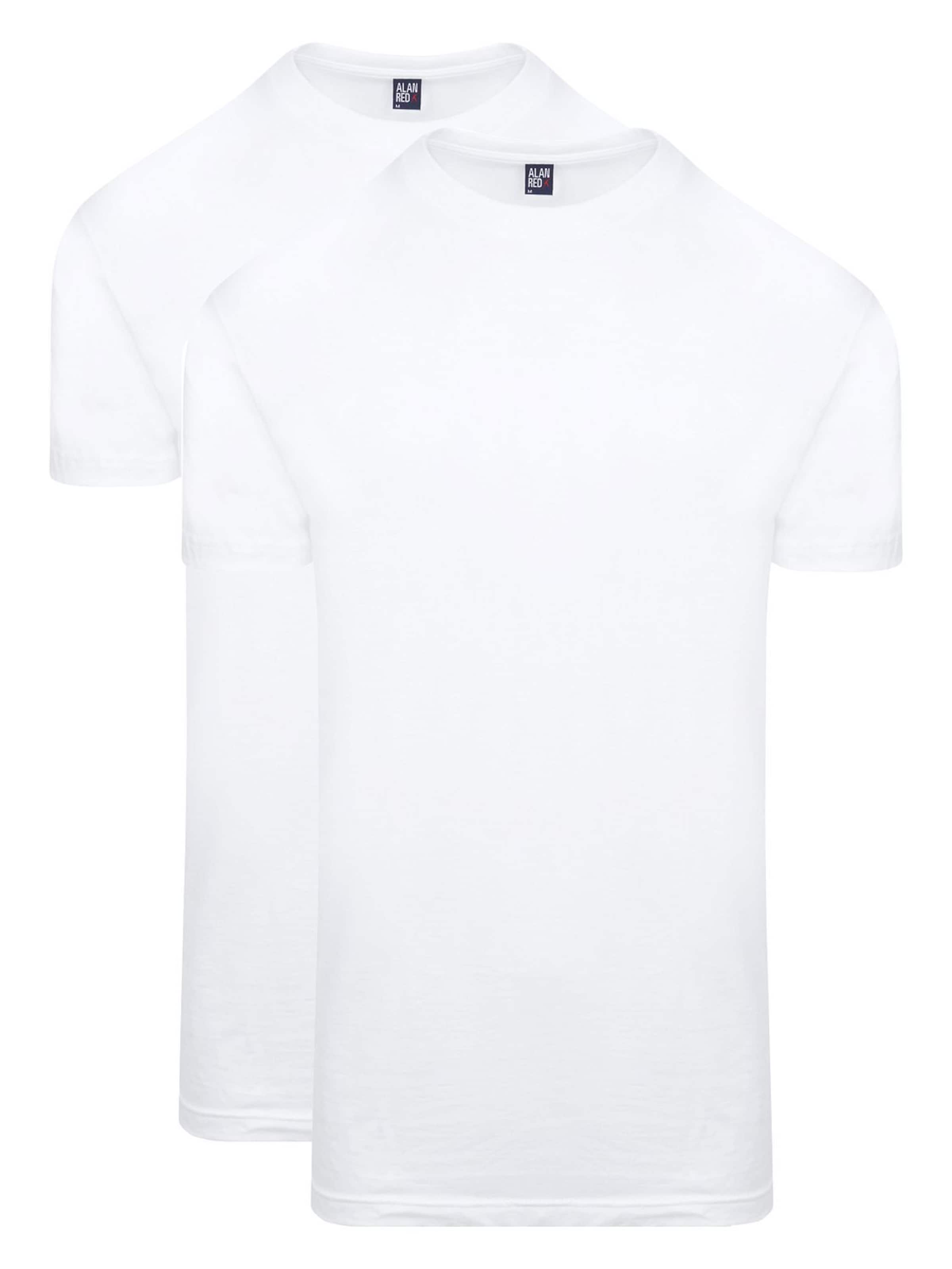 alan red Shirt 'Virginia' in White: front