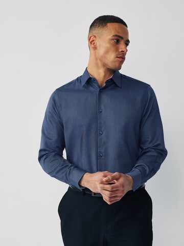 Next Regular fit Overhemd in Blauw: voorkant