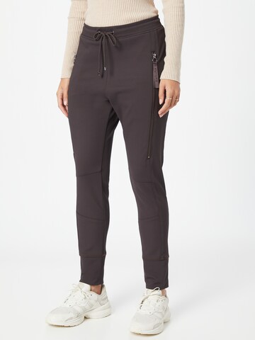 MAC Tapered Broek 'Future 2.0' in Grijs: voorkant