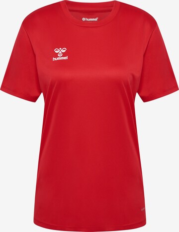 Hummel Shirt 'ESSENTIAL' in Rood: voorkant