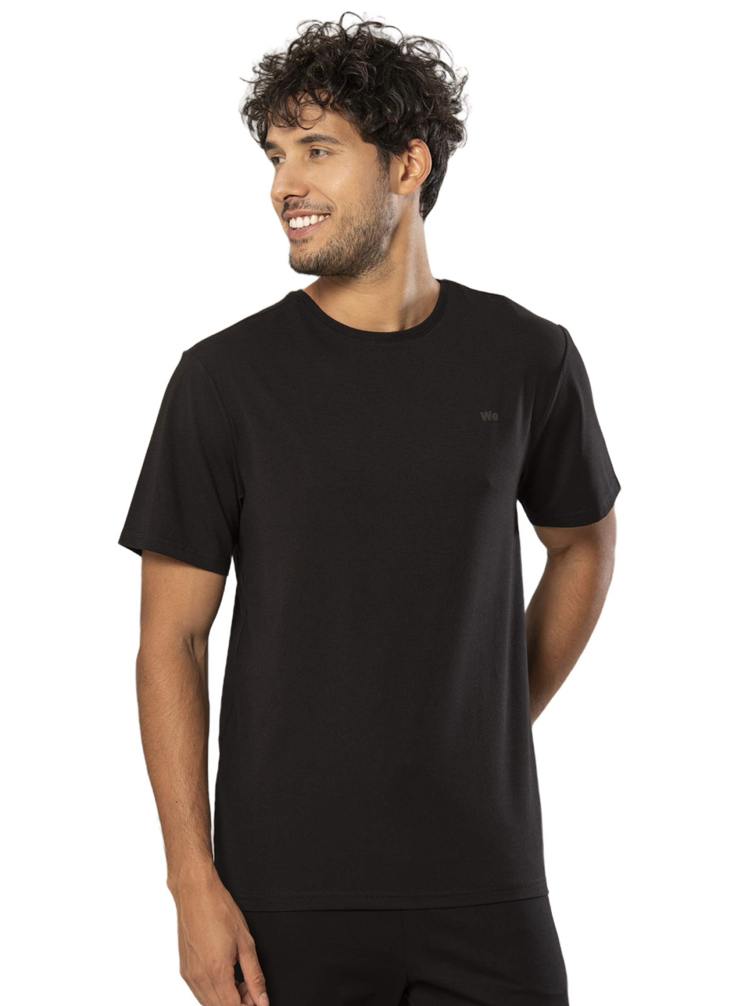 Erdem T-Shirt in Schwarz: Vorderseite