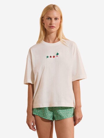 ETAM Schlafshirt 'Tilia' in Weiß: Vorderseite