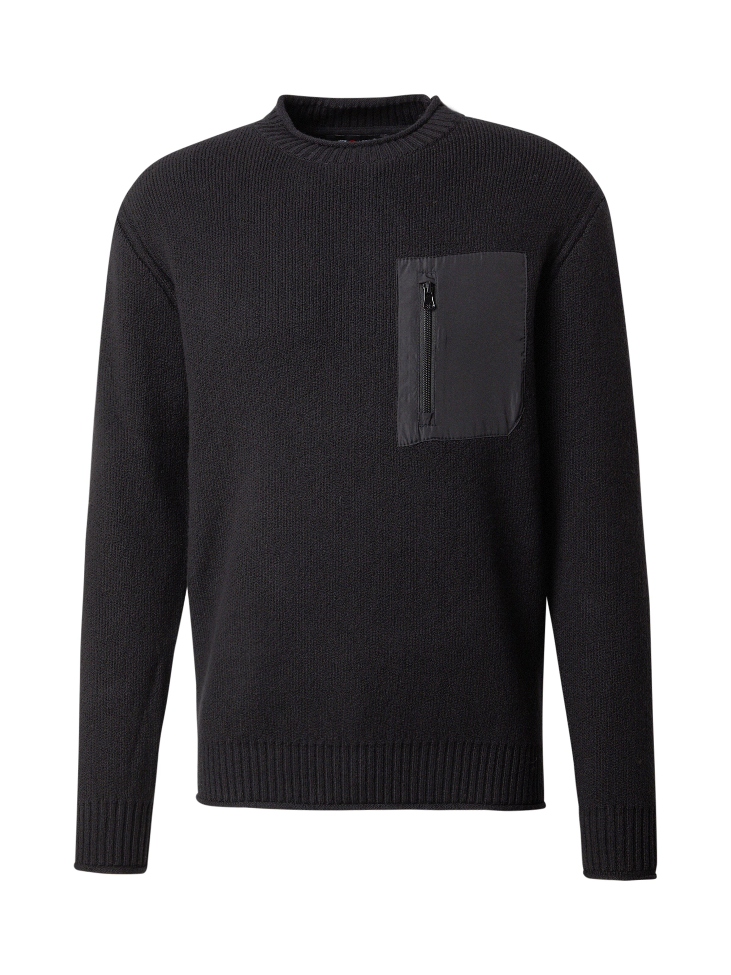 Key Largo Pulover 'Floor' | črna barva: sprednja stran